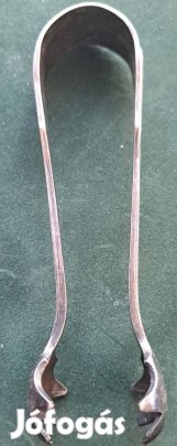 Ezüstözött antik cukorcsipesz