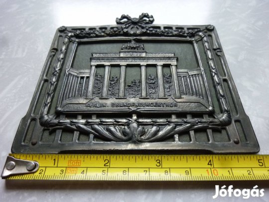 Ezüstözött ón asztali díz eladó