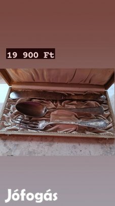 Ezüstözött tálaló készlet