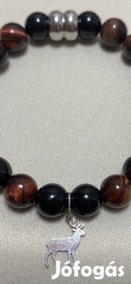 Ezüstszarvas harmónia karkötő