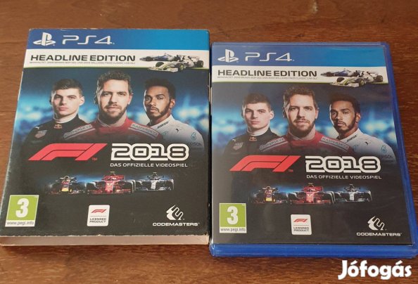 F1 2018 PS4 játék eladó