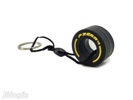 F1 Forma 1 gumi - kulcstartó kulcs tartó - sárga