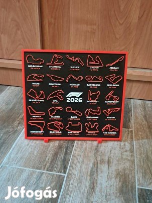 F1 Formula1 naptár 2026.év