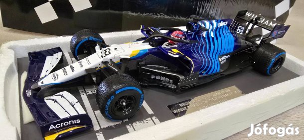 F1 Williams Racing Mercedes FW43B George Russell 2021 Minichamps 1:18