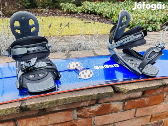 F2 carbon snowboard + kötés 155 cm nagyon játékos