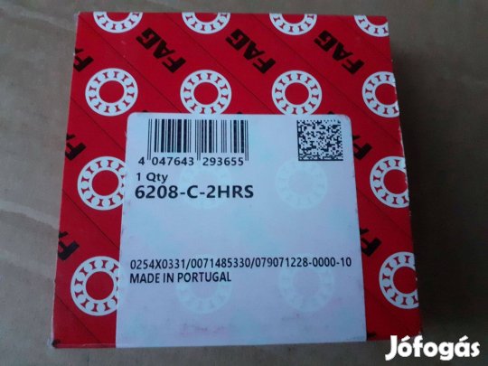 FAG 6208-C-2HRS csapágy (40x80x18), FAG csapágy