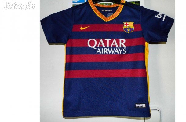 FC Barcelona 2015-ös eredeti gránátvörös kék Nike baby mez