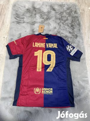 FC Barcelona Lamine Yamal 19 24/25 Nike új mez eladó