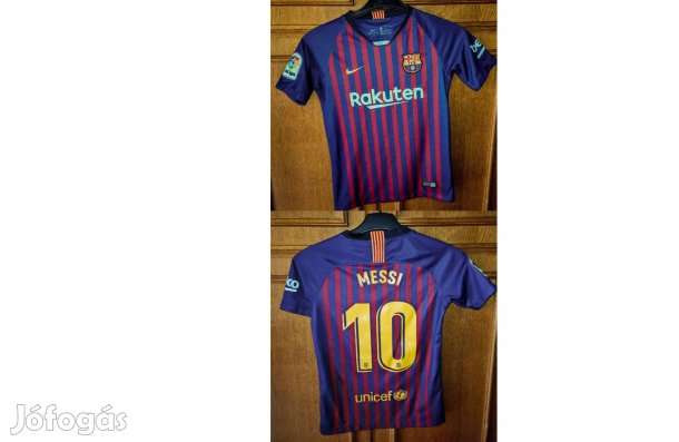 FC Barcelona Lionel Messi 2018-as eredeti Nike gyerek mez (137-147)