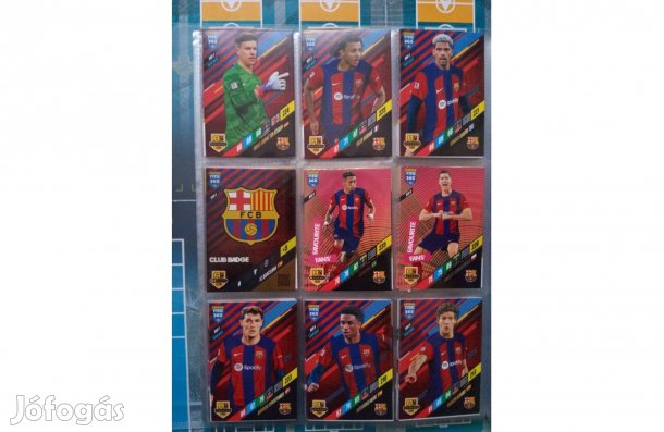 FC Barcelona Teljes sor Panini Fifa 365 2024 kártya