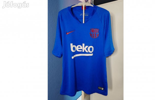 FC Barcelona eredeti Nike 2019-20 kék edzőmez (M)