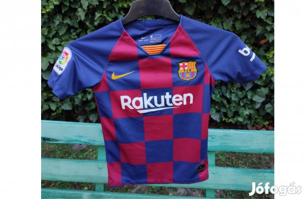 FC Barcelona eredeti Nike kockás gyerek 2019-20 mez (128-137)
