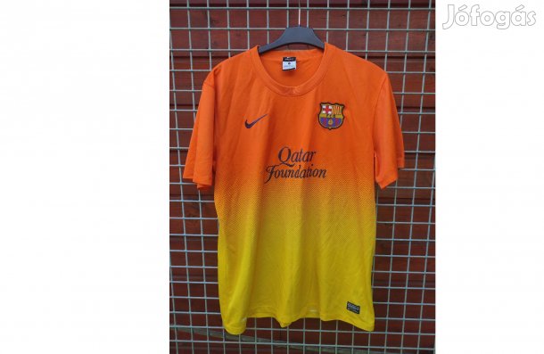 FC Barcelona eredeti Nike narancssárga 2012-13 mez (L)