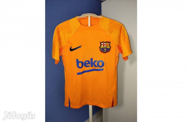 FC Barcelona eredeti Nike narancssárga edző gyerek mez (128-137)
