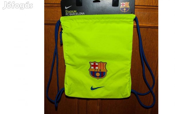FC Barcelona eredeti Nike neonzöld sportzsák