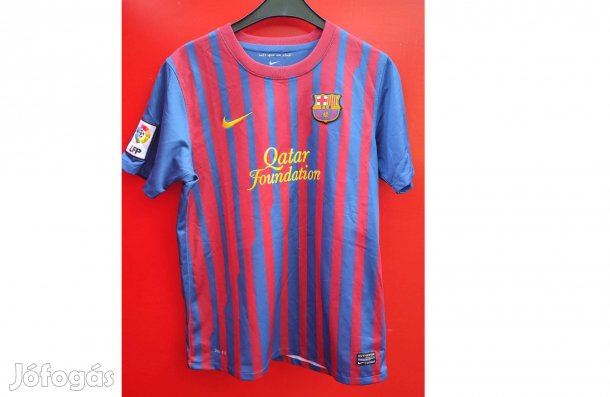 FC Barcelona eredeti Nike piros kék 2011-12 gyerek mez (158-170)