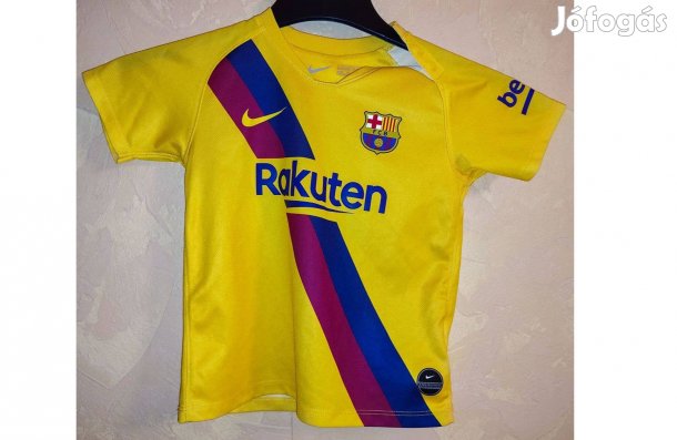 FC Barcelona eredeti Nike sárga 2019-20 baby mez (90-95)
