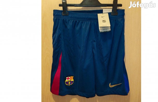 FC Barcelona eredeti sötétkék Nike 2024-25 rövid nadrág (M,L)