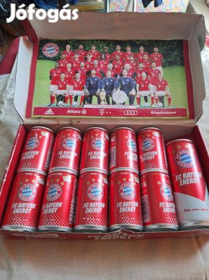 FC Bayern 2016/2017 csapat, fotó + energiaital gyűjtemény!