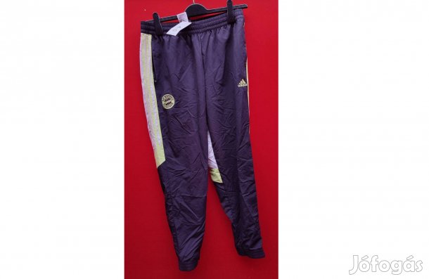 FC Bayern München eredeti adidas fekete lila hosszú nadrág (M)