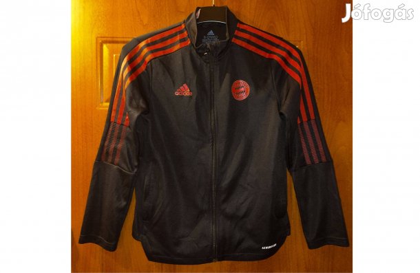 FC Bayern München eredeti adidas fekete piros cipzáras gyerek felső
