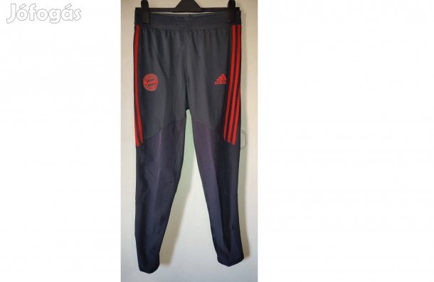 FC Bayern München eredeti adidas fekete piros edző nadrág (M)