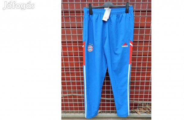 FC Bayern München eredeti adidas kék piros fehér hosszú orkán nadrág