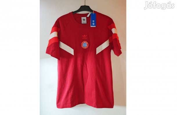 FC Bayern München eredeti bordó adidas 2024-2025 Originals póló (M)