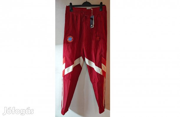 FC Bayern München eredeti bordó piros adidas Originals hosszú nadrág