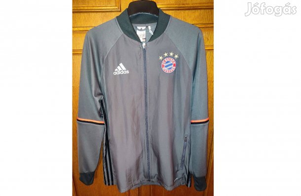 FC Bayern München eredeti ezüst szürke adidas cipzáras dzseki (M)