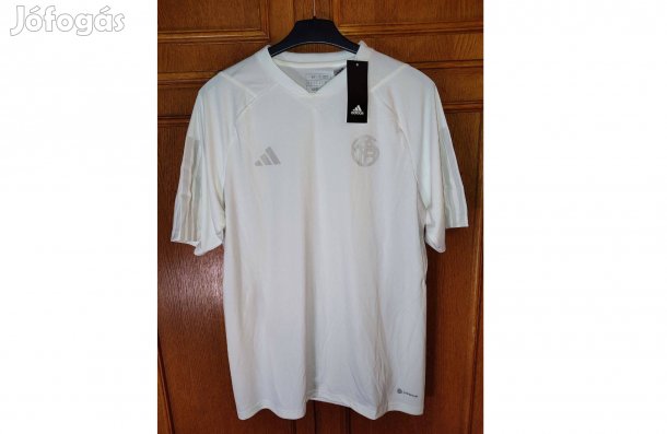 FC Bayern München eredeti fehér ezüst adidas póló (M)