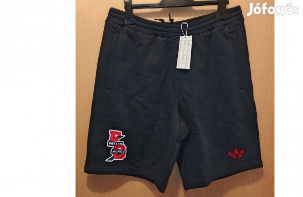 FC Bayern München eredeti fekete adidas Originals rövid nadrág (L)