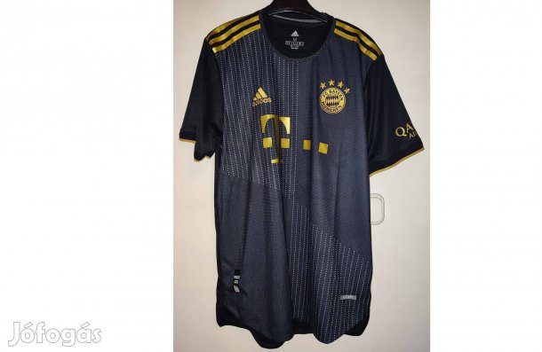 FC Bayern München eredeti fekete arany adidas 2021-22 mez (M)