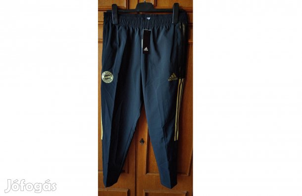 FC Bayern München eredeti fekete arany adidas hosszú nadrág (I.)