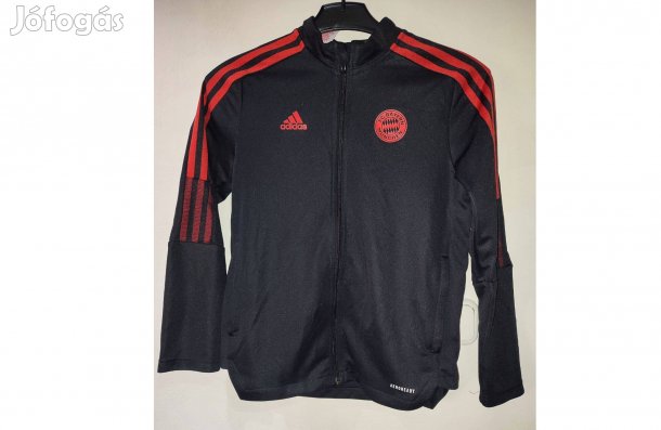 FC Bayern München eredeti fekete piros adidas cipzáras gyerek felső