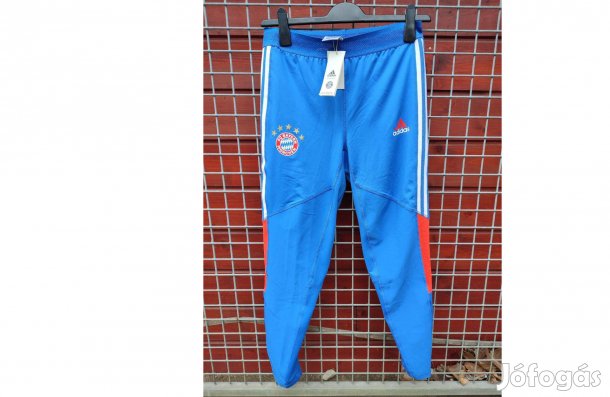 FC Bayern München eredeti kék adidas hosszú nadrág (M)