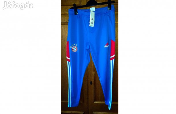 FC Bayern München eredeti kék adidas hosszú nadrág (M)
