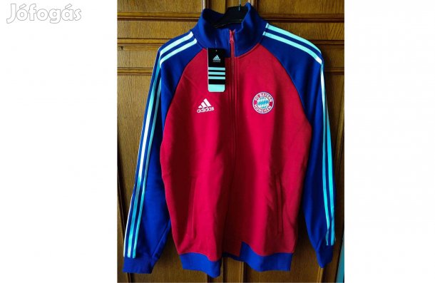 FC Bayern München eredeti kék piros adidas pulóver (XS, M)