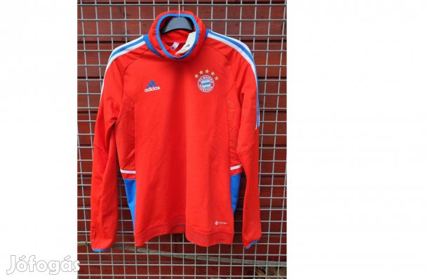 FC Bayern München eredeti piros adidas magasnyakú felső
