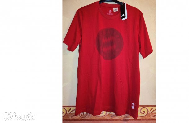 FC Bayern München eredeti piros adidas póló (M)