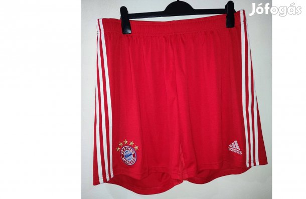 FC Bayern München eredeti piros fehér adidas rövid nadrág (2XL)
