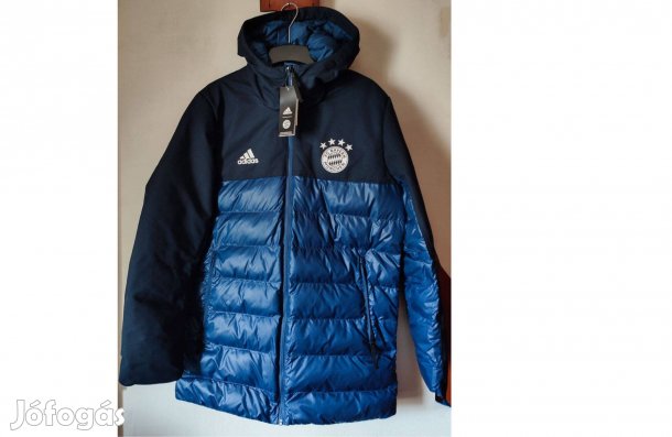 FC Bayern München eredeti sötétkék adidas téli kabát (M)