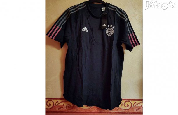 FC Bayern München eredeti sötétszürke adidas póló (M)