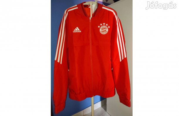 FC Bayern München piros fehér eredeti adidas dzseki (több méret)