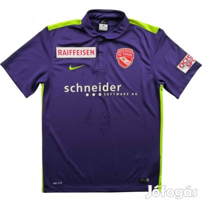 FC Thun 2015-16 Nike vendég *Aláírt* foci mez M-es