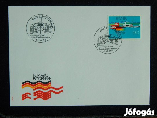 FDC Svájc 1993. Euregio Bodensee