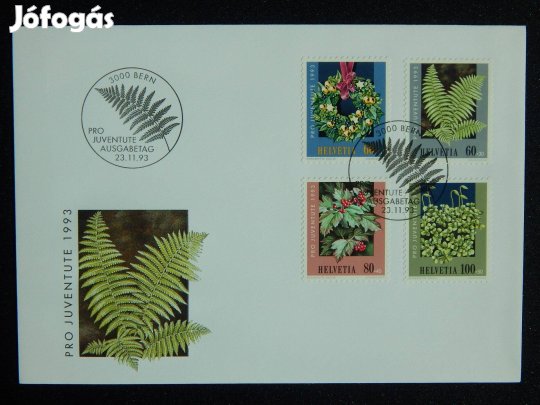 FDC Svájc 1993. "Pro Juventute": Karácsony