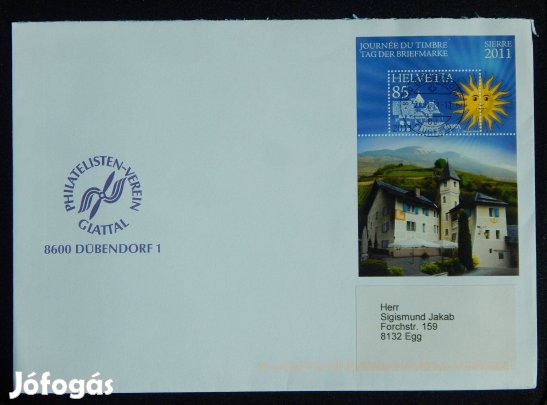 FDC Svájc 2011. Bélyegnap - Sierre