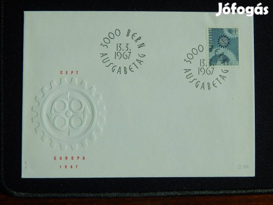 FDC Svájc - 1967. Europa