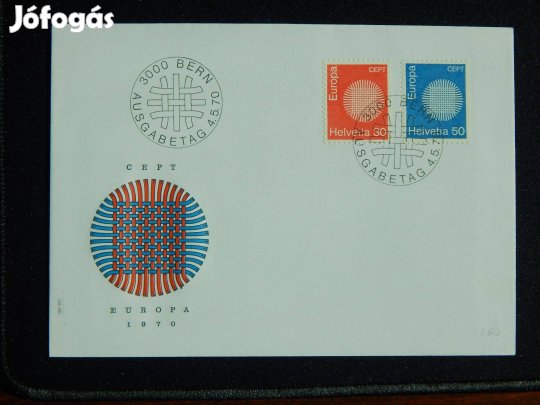 FDC Svájc - 1970. Europa